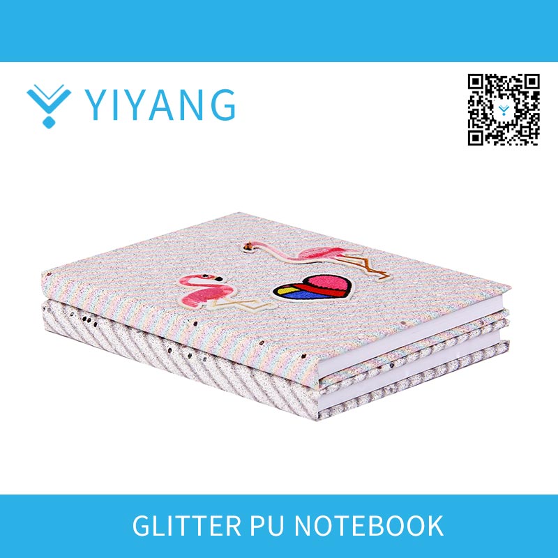 GLITTER PU NOTEBOOK