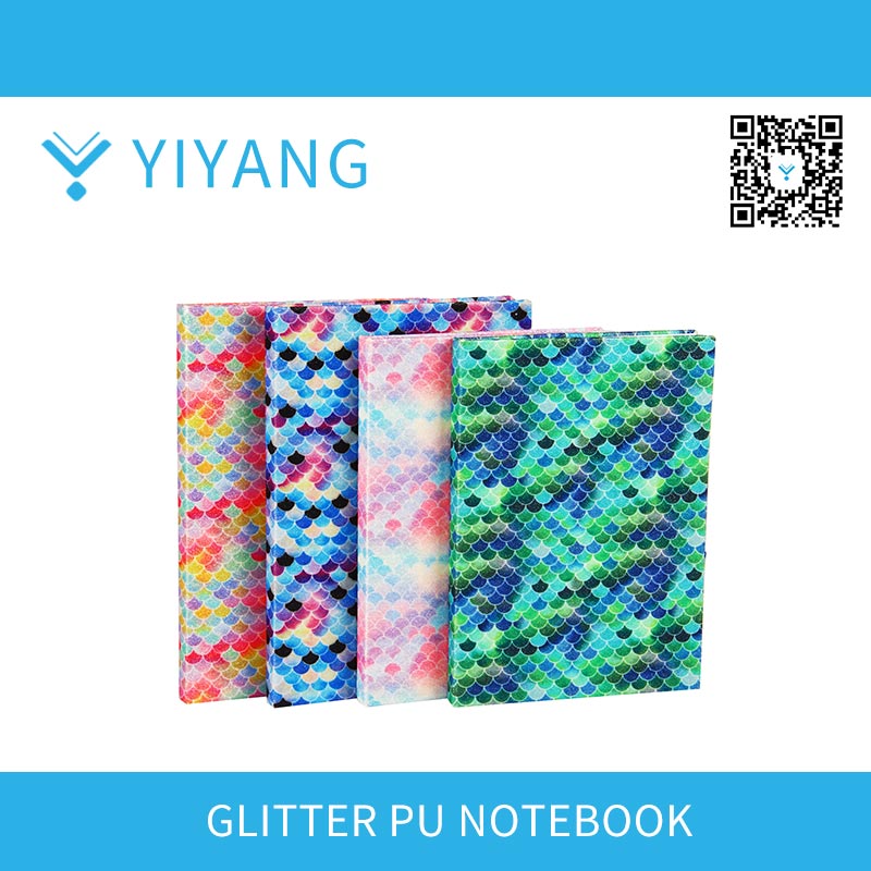 GLITTER PU NOTEBOOK